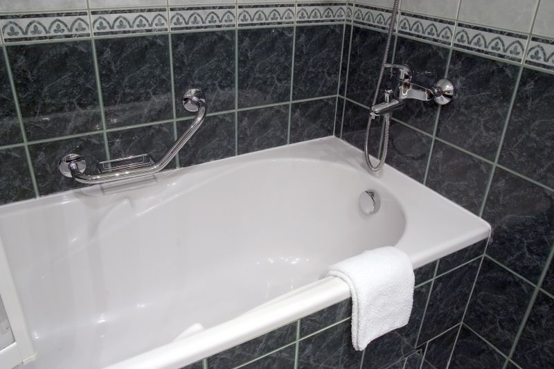 Refinished Bathtub with Decor